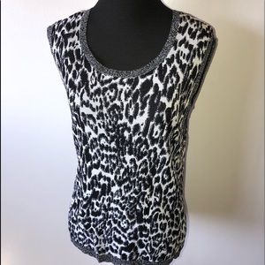 NWOT Jones New York Animal Print Tank Top